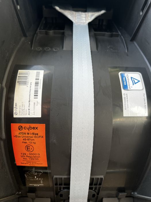 Автолюлька Cybex aton m i-Size Universal ISOFIX сірий колір Автокрісло
