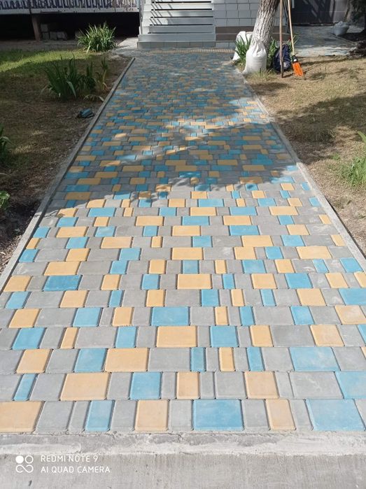 Шлакоблок тротуарная плитка