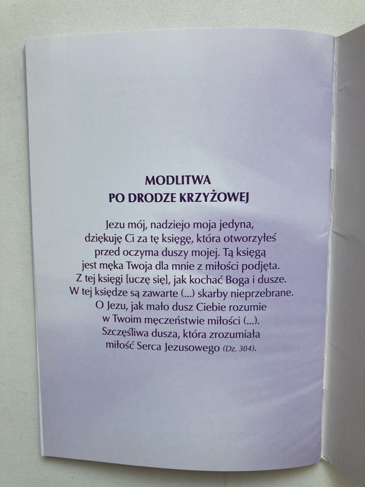 Droga krzyżowa oparta na piśmie św.i dzienniczku św.Faustyny