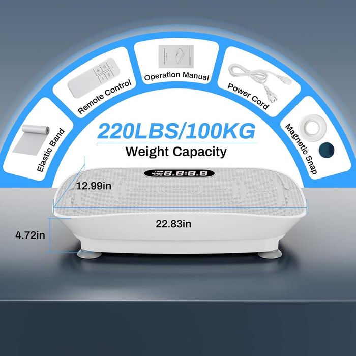 Nowa platforma wibracyjna/płyta do ćwiczeń /trening /fitness LCD !N55!