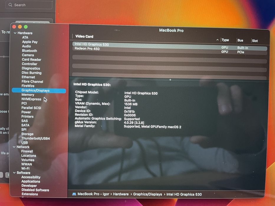 MacBook 15 pro ..