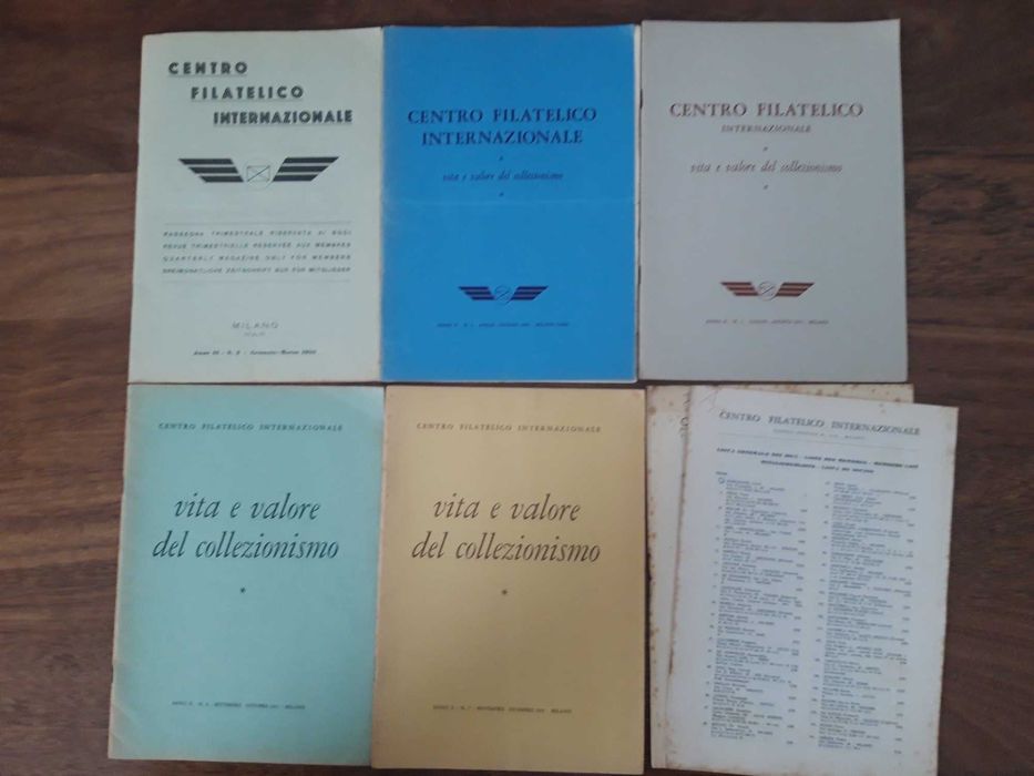 Selos Antigos - Centro Filatelico Internazionale 1955