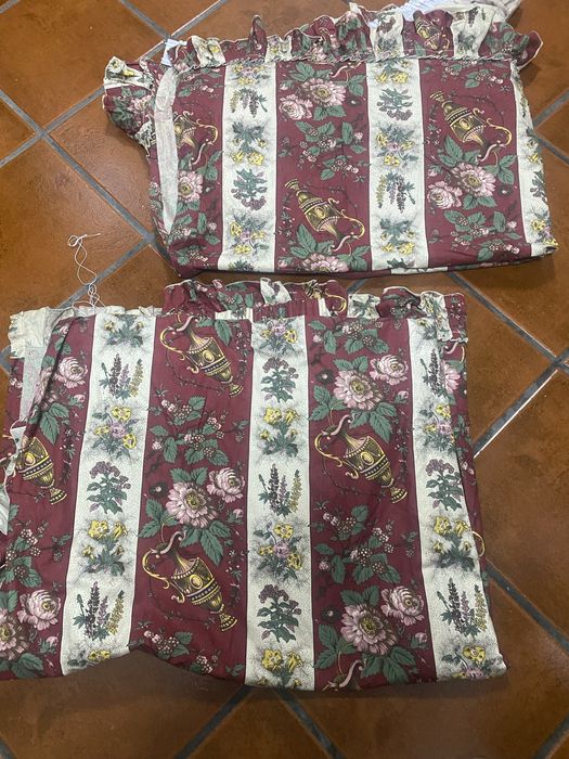 Cortinados chita de Alcobaca lindissimos