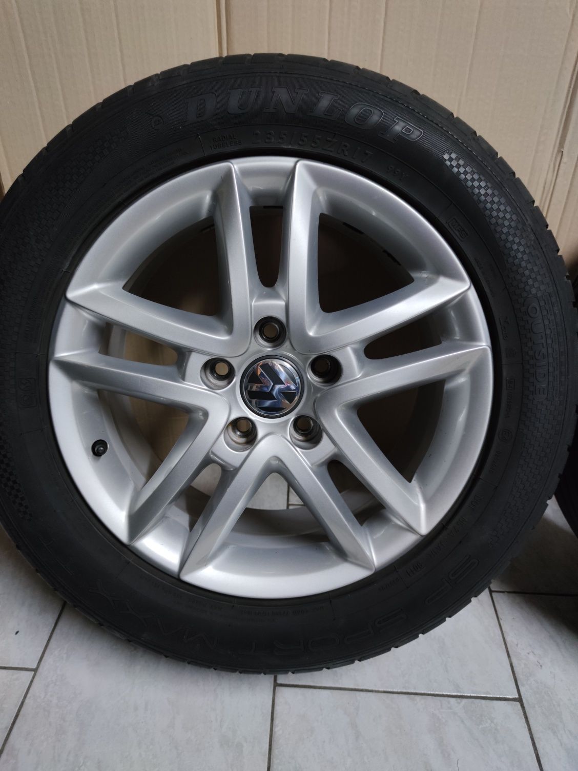 Oryginalne felgi VW T5, T6, Amarok 7,5Jx17H2 ET55/5x120