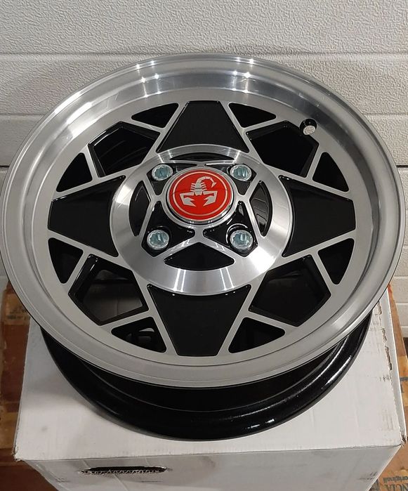 FIAT 126 126P 500  felgi NOWE 12&quot;  CZARNE CZERWONE BIAŁE