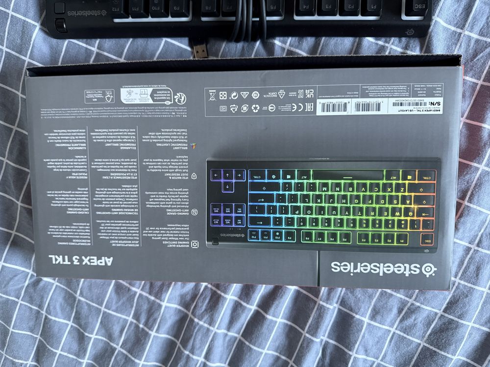 Klawiatura membranowa Steelseries Apex 3 TKL