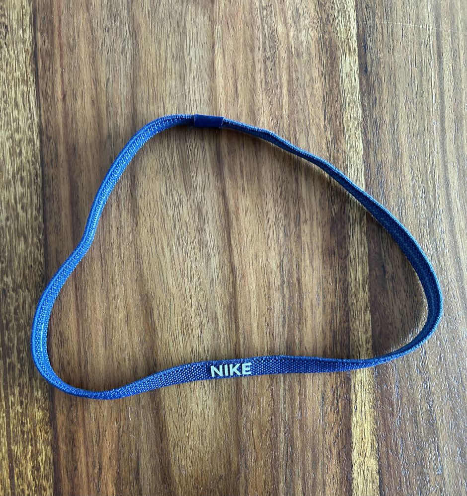 Sportowa opaska do włosów Nike tennis squash granatowa niebieska