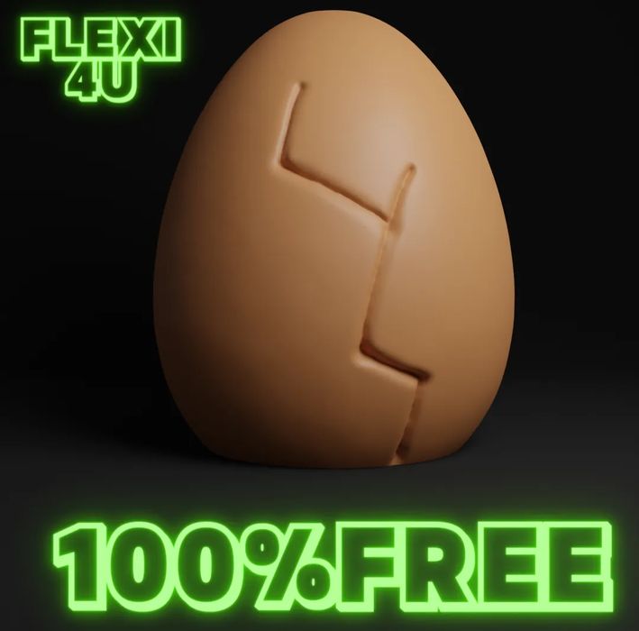 Ovo Flexível com Características Divertidas