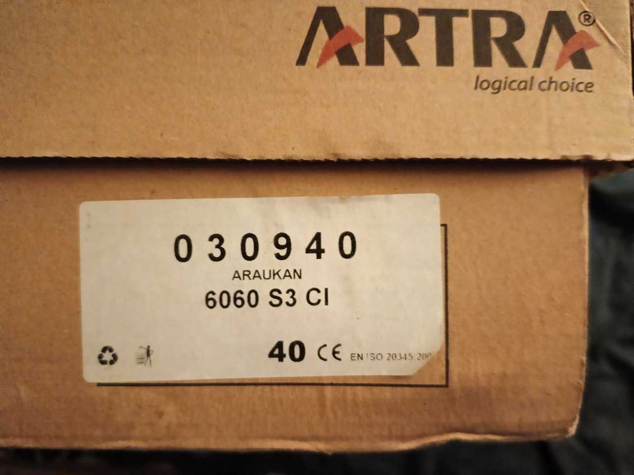 Mocne buty robocze, trzewiki. Artra Araukan. Rozmiar 40