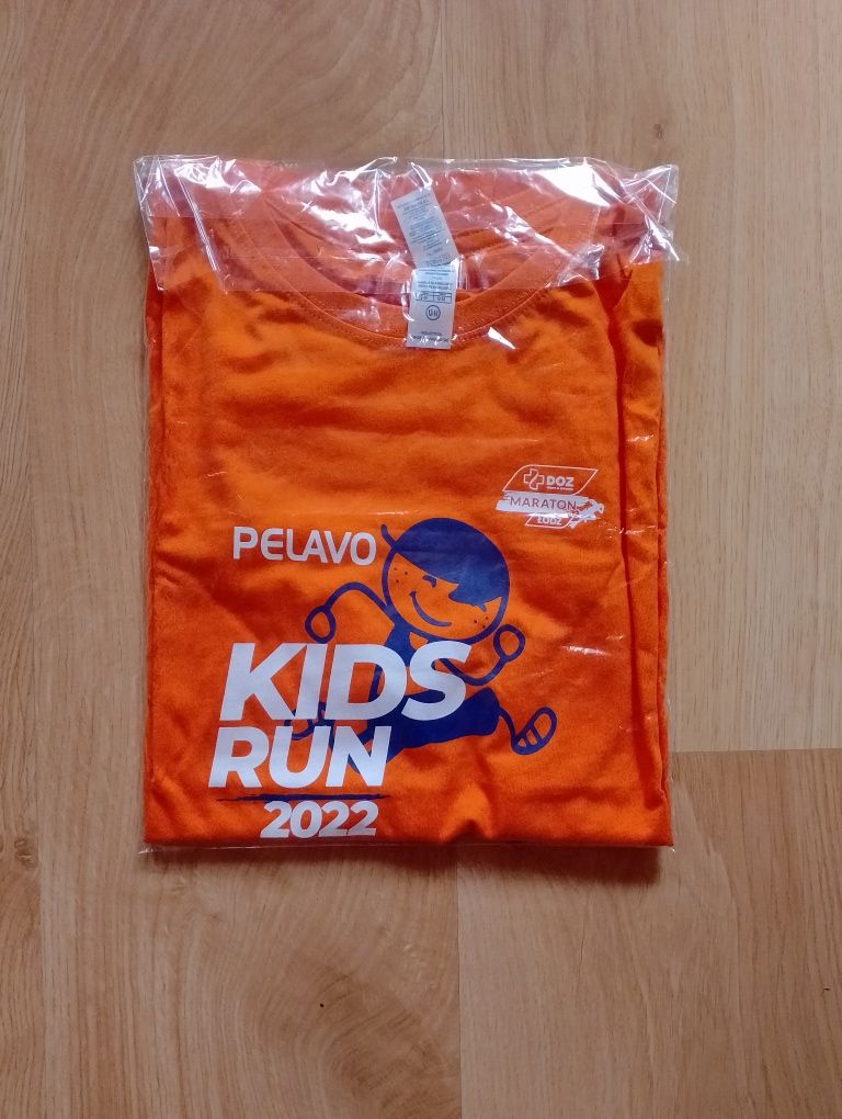 Nowy T-shirt koszulka DOZ Kids Run Maraton r. 152-158  cm