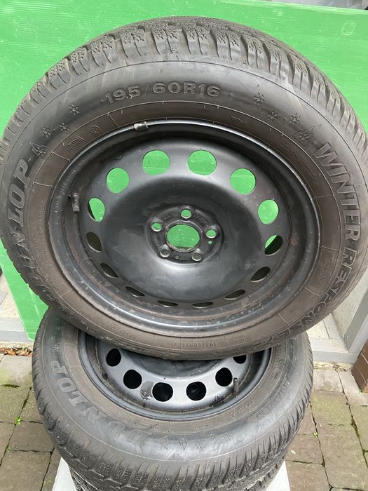 Колеса в зборі 195/60R16 Dunlop Зима 24/20рік