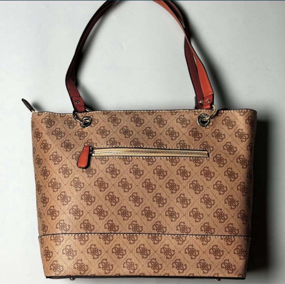 Сумка шоппер  Guess в сірому,чорному , коричневому кольорі