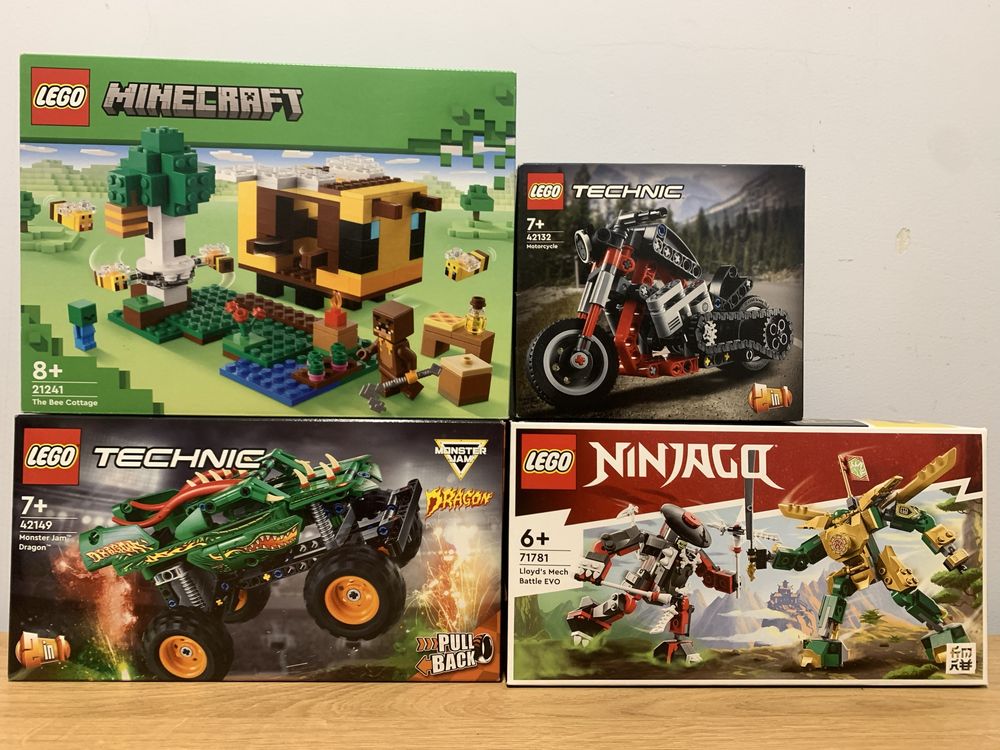 Lego 42132 technic 42149 minecraft 21241 ninjago 71781