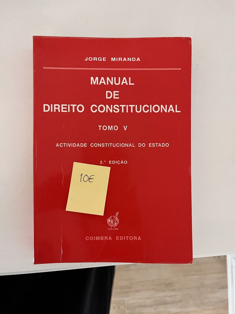 Manual de Direito Constitucional iv e v