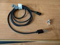 Kabel USB z wymiennymi koñcówkami, magnetyczny 3w1