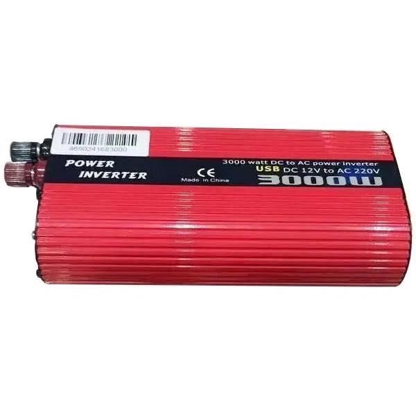 Перетворювач напруги 12-220V 3000W інвертор преобразователь Дроп