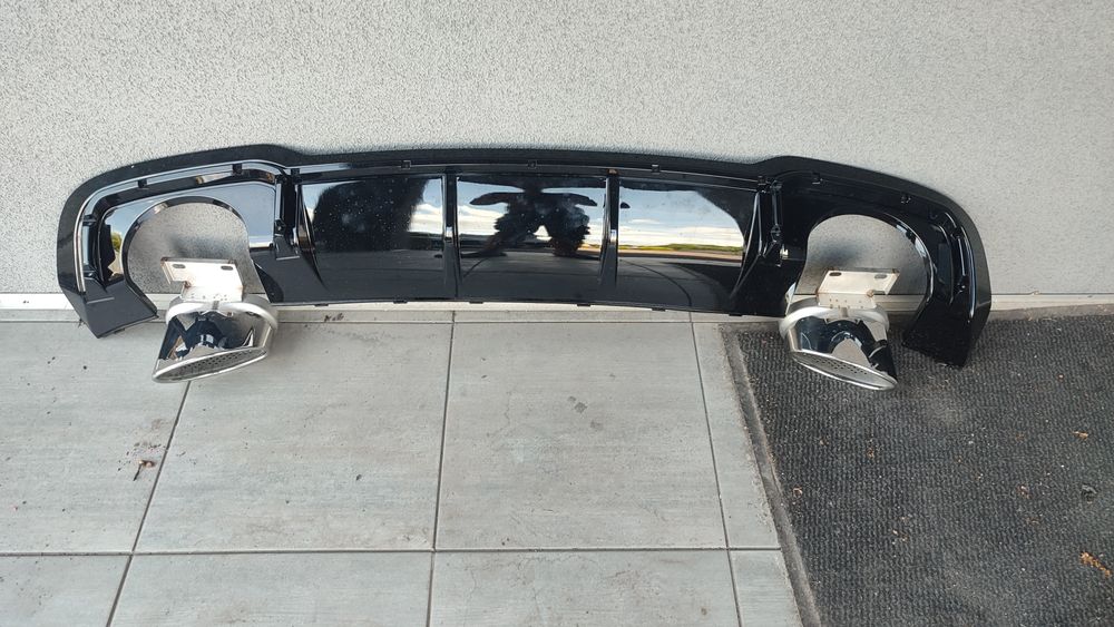Dokladka zderzaka tylnego z końcówkami Audi A3 RS 8V 2012r