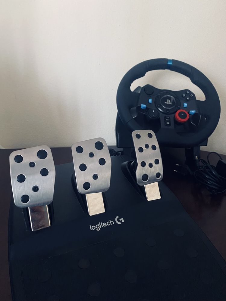 Volante Logitech G29 Driving Force + Pedais – Excelente Estado