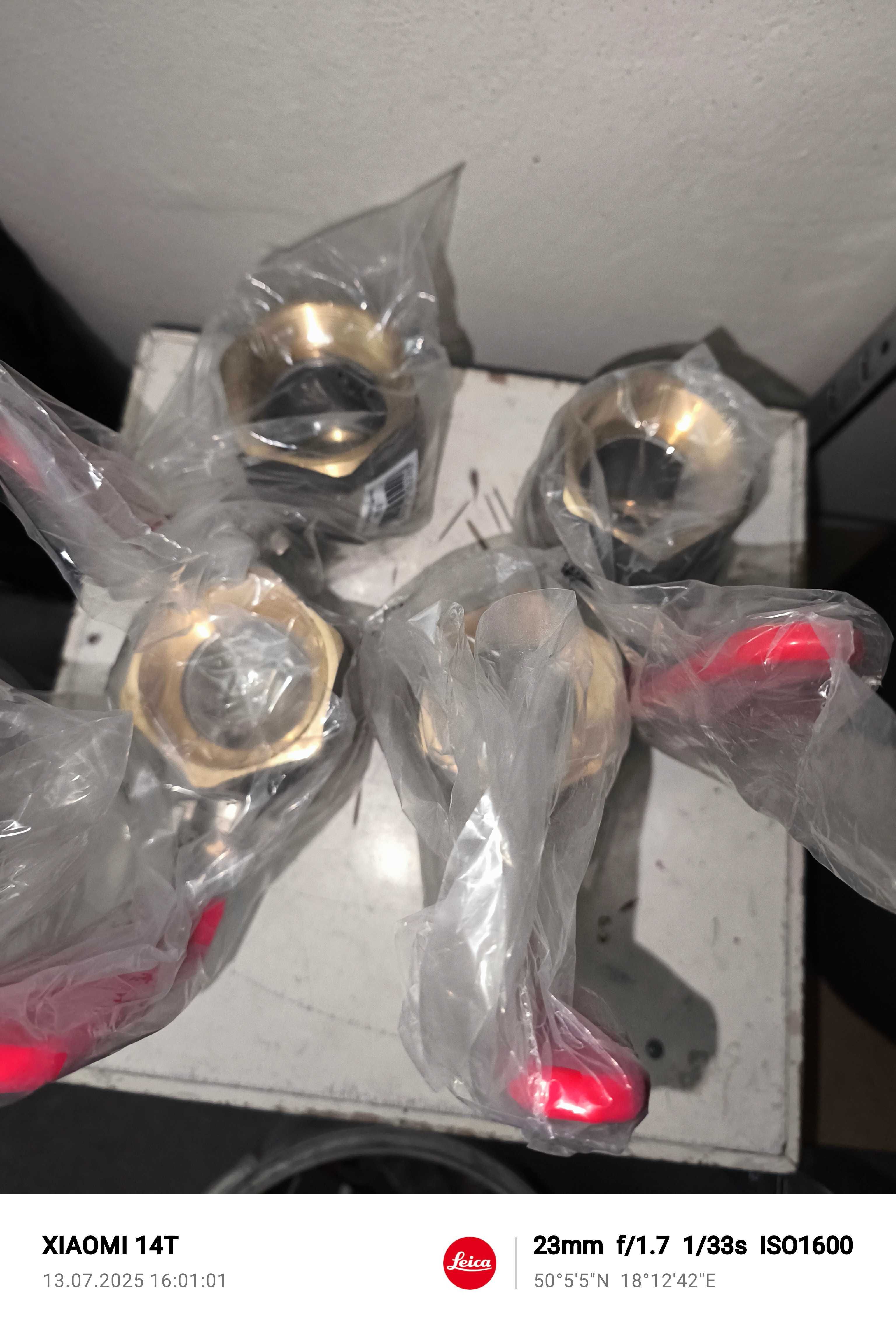Zawory kulowe wodne 36sztuk Goshe 1/2"-1"-5/4"-1,5",2"
