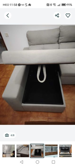 Sofá cama cheselong