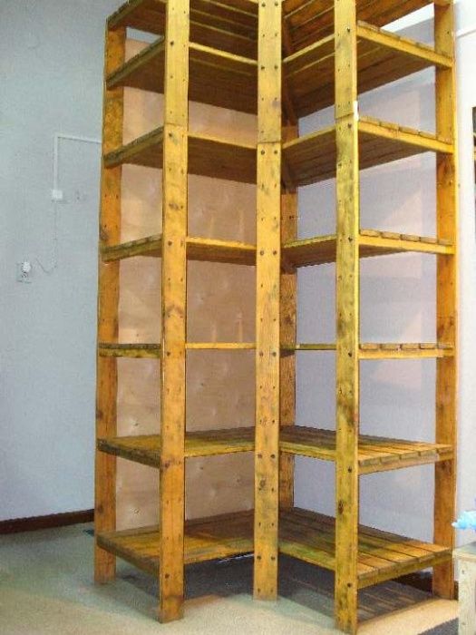 Meble sklepowe drewniane Regały półki