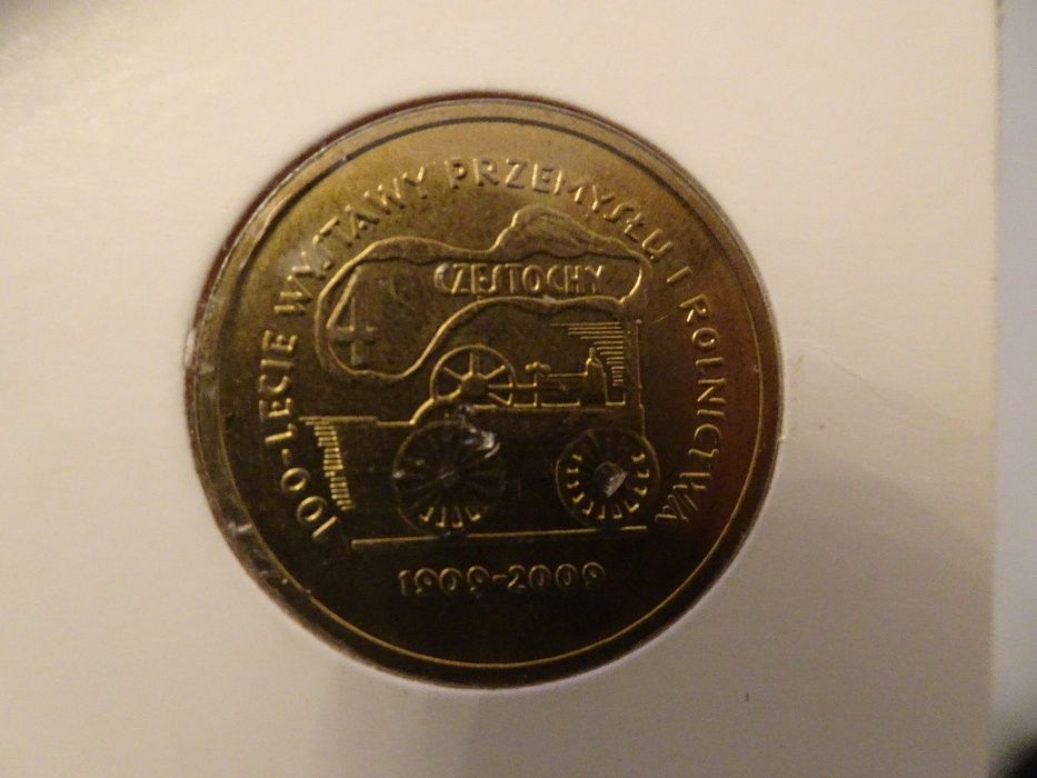 Moneta 100 lecie wystawy przemysłu i rolnictwa