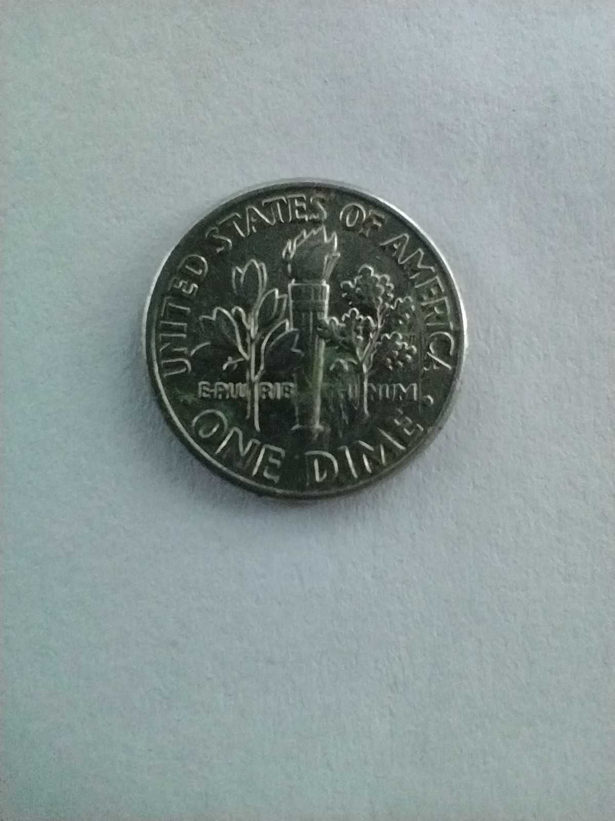 Монета Оne Dime 1995 (10 центов)