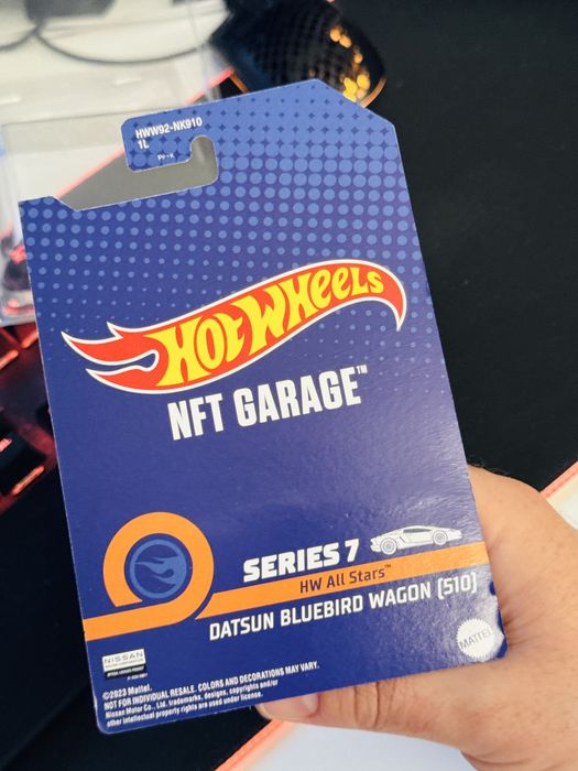 Hot Wheels Datsun Bluebird Wagon 510 NFT unikat NFTH Super Rare 2023