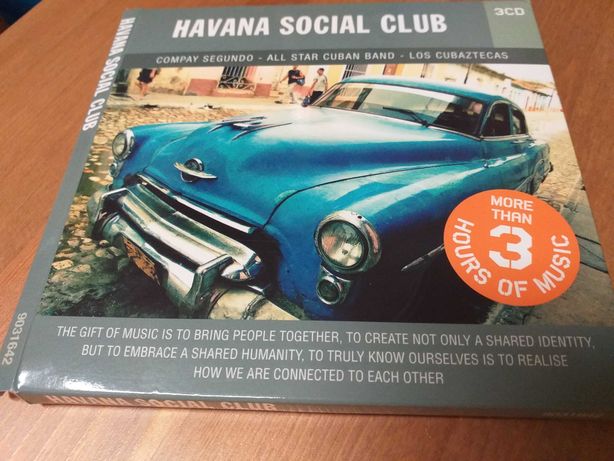 Havana Social Club,3 cds,3hs música cubana,NOVO,Compay Segundo