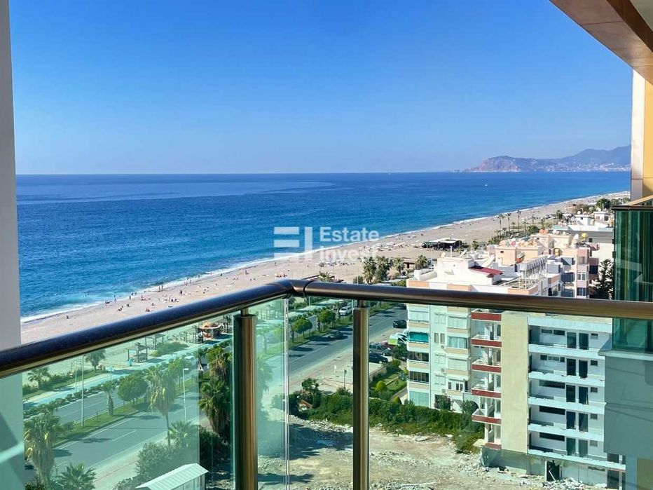 Оренда 2+1 в Махмутларі, Аланія. Перша лінія! Вид на море