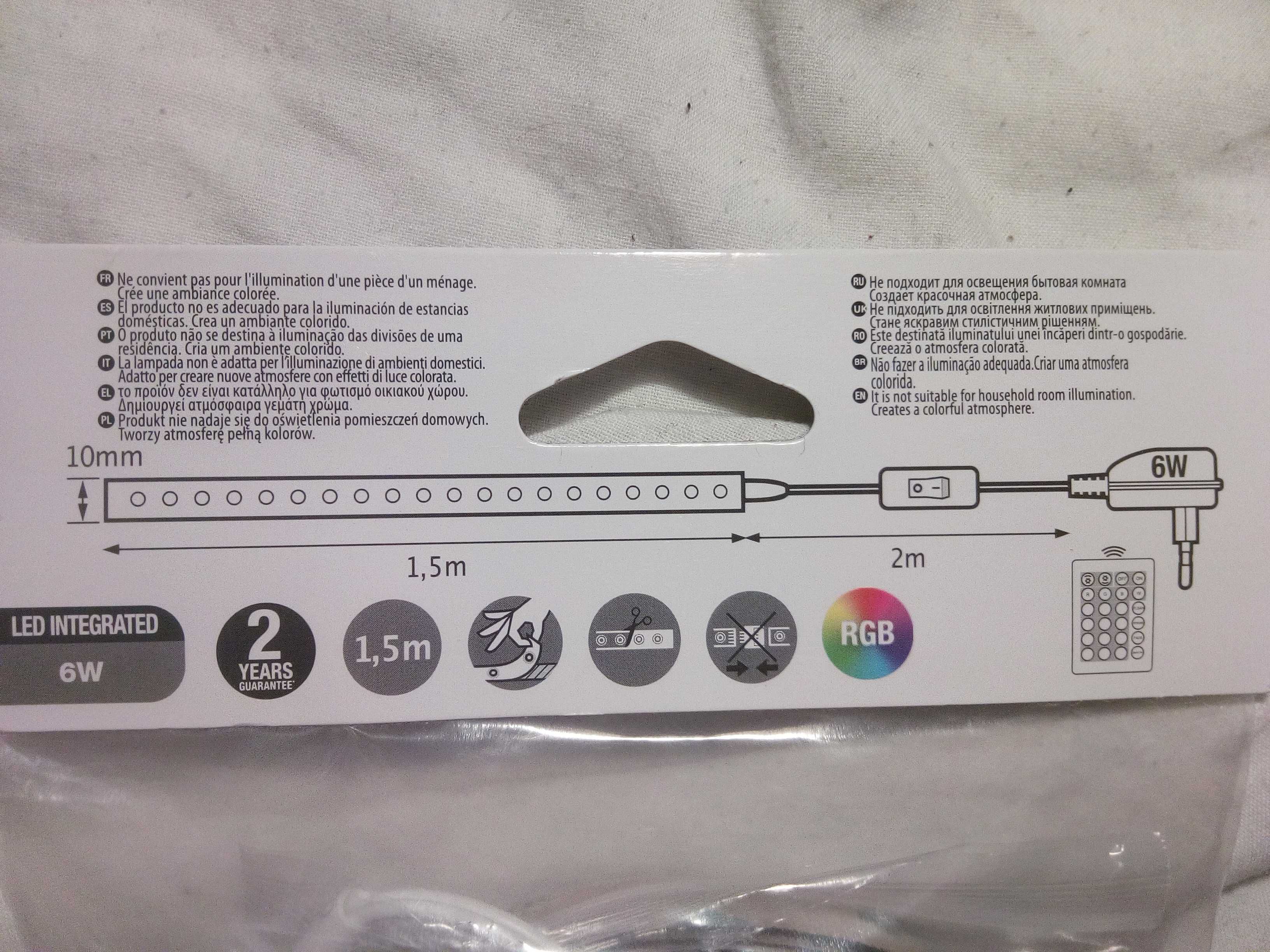 Fitas de luz LED com comando NOVAS a 5€
