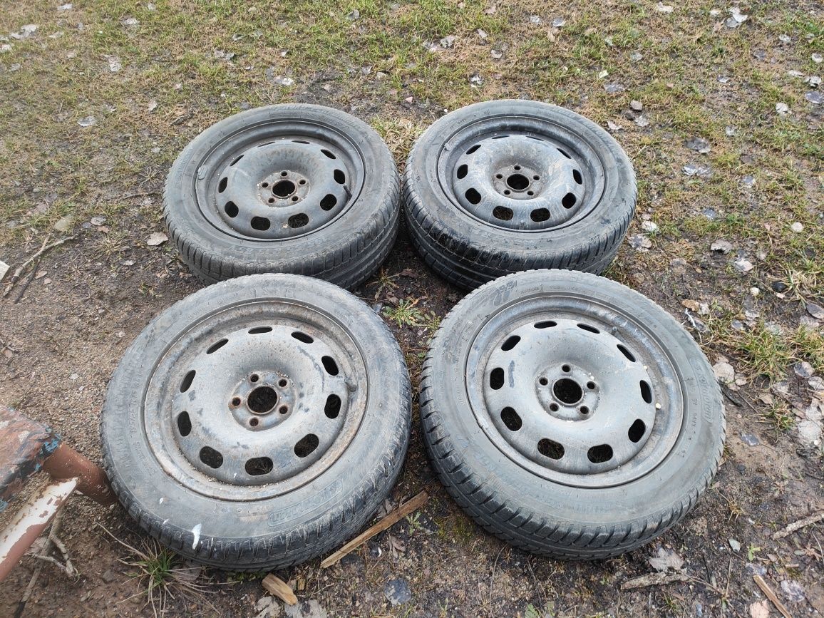 Koła opony felgi 15 lato 195/55/15" 5x100 VW Polo, Ibiza, Fabia super