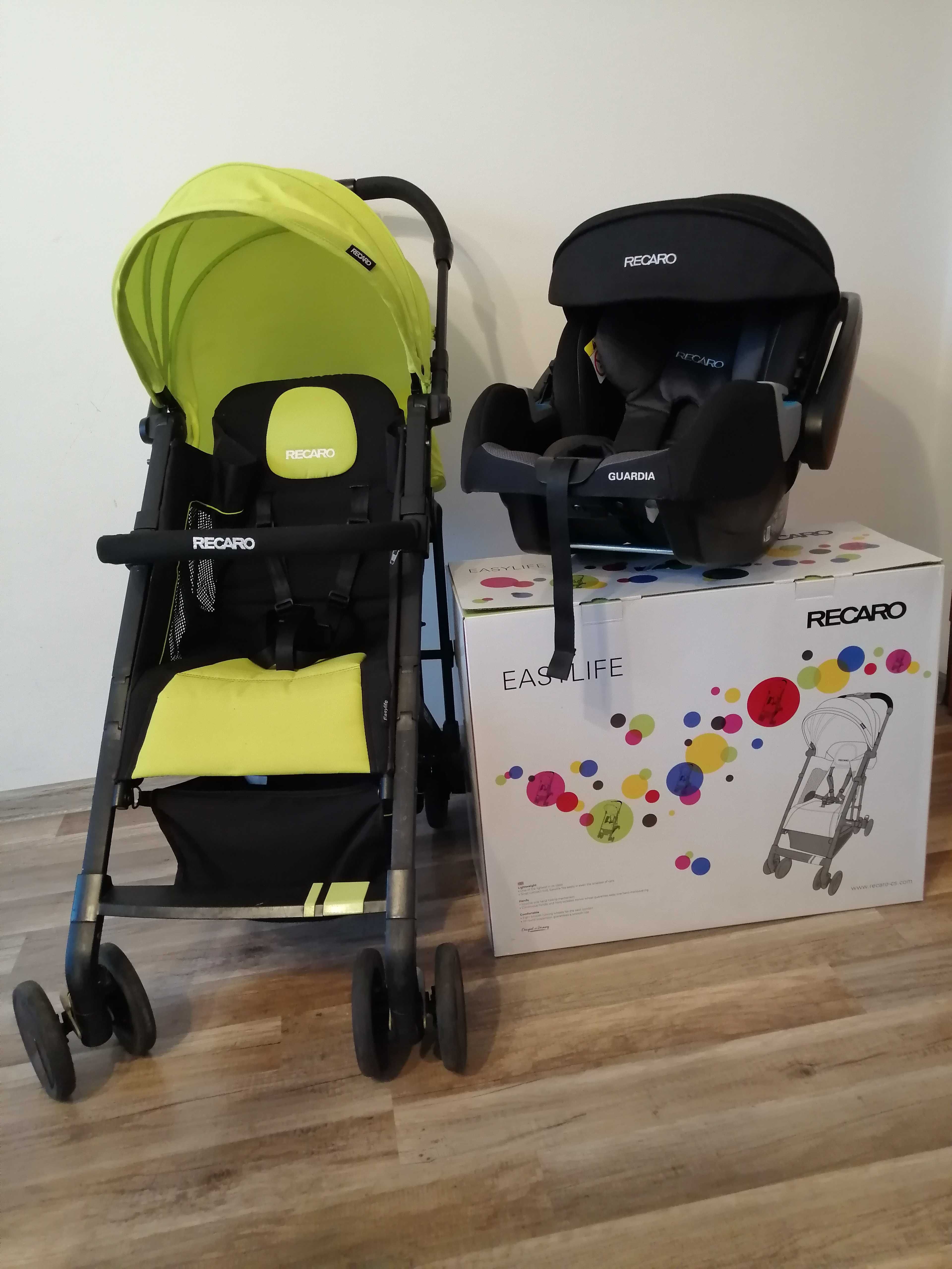 Komplet Wózek +Nosidełko RECARO