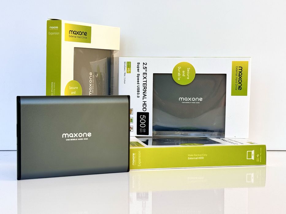 Зовнішній жорсткий диск Накопичувач Maxone 500ГБ