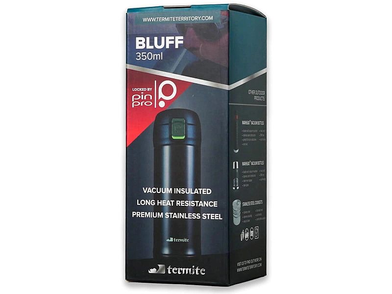 Kubek termiczny próżniowy BLUFF Termite 350 ml - green/grey