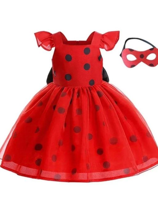 Дитяча сукня, костюм Леді Баг на 3-4,5-6,7-8,9-10 р.