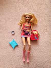 Lalka Barbie ruchoma z pieskiem
