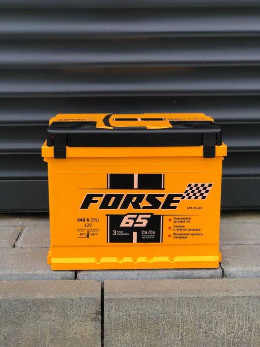 Акумулятор аккумулятор АКБ автомобільний FORSE 50,60,74,77,100 2РОКИ