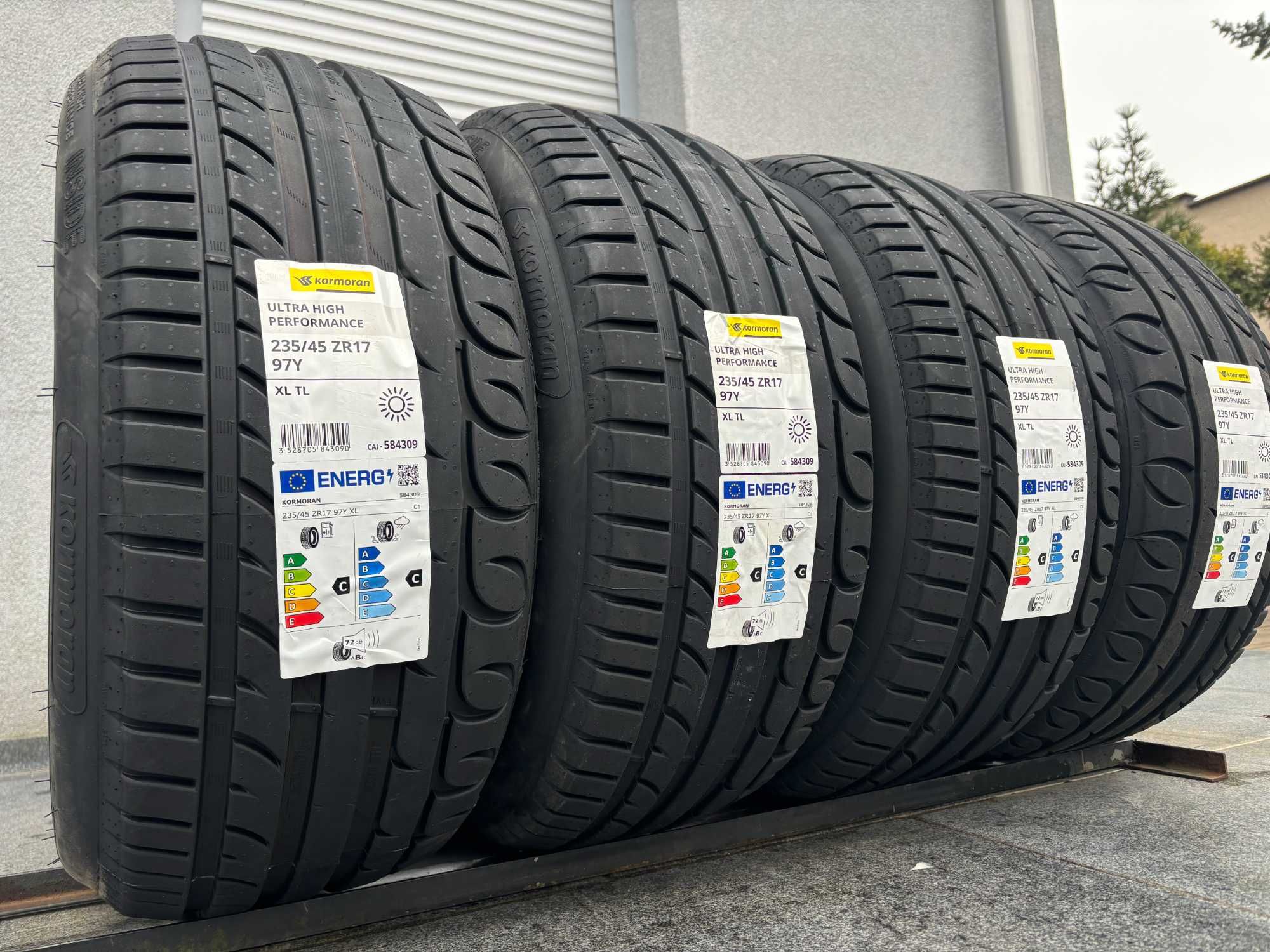 x4 letnie 235/45R17 Kormoran UHP 97Y XL prod. 2024 rok! C,C,72db gwar