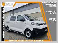 Citroën Jumpy, BRYGADÓWKA, 2019 X, 6 miejsc DOKA, klima, tempomat  Gwarancja, wersja LONG,BRYGADÓWKA, 6 MIEJSC, DOKA, klima, tempomat