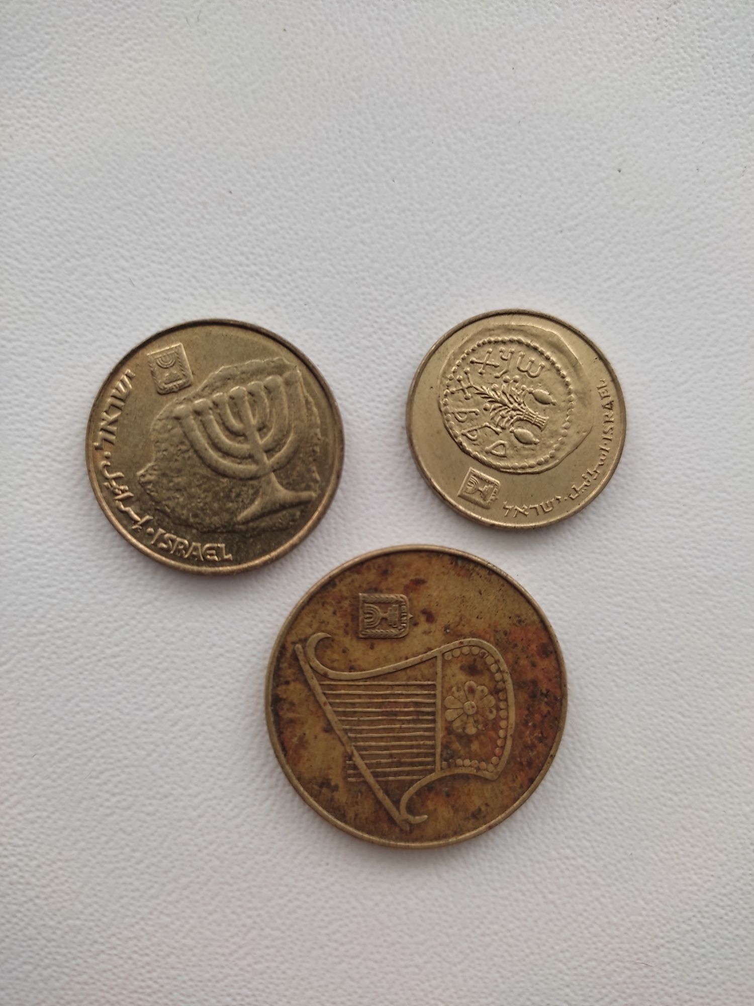 Монети Ізраїлю 3 штуки