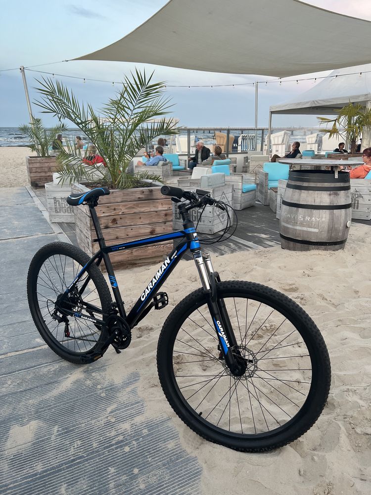 Rower Caraiman czarny niebieski nowy