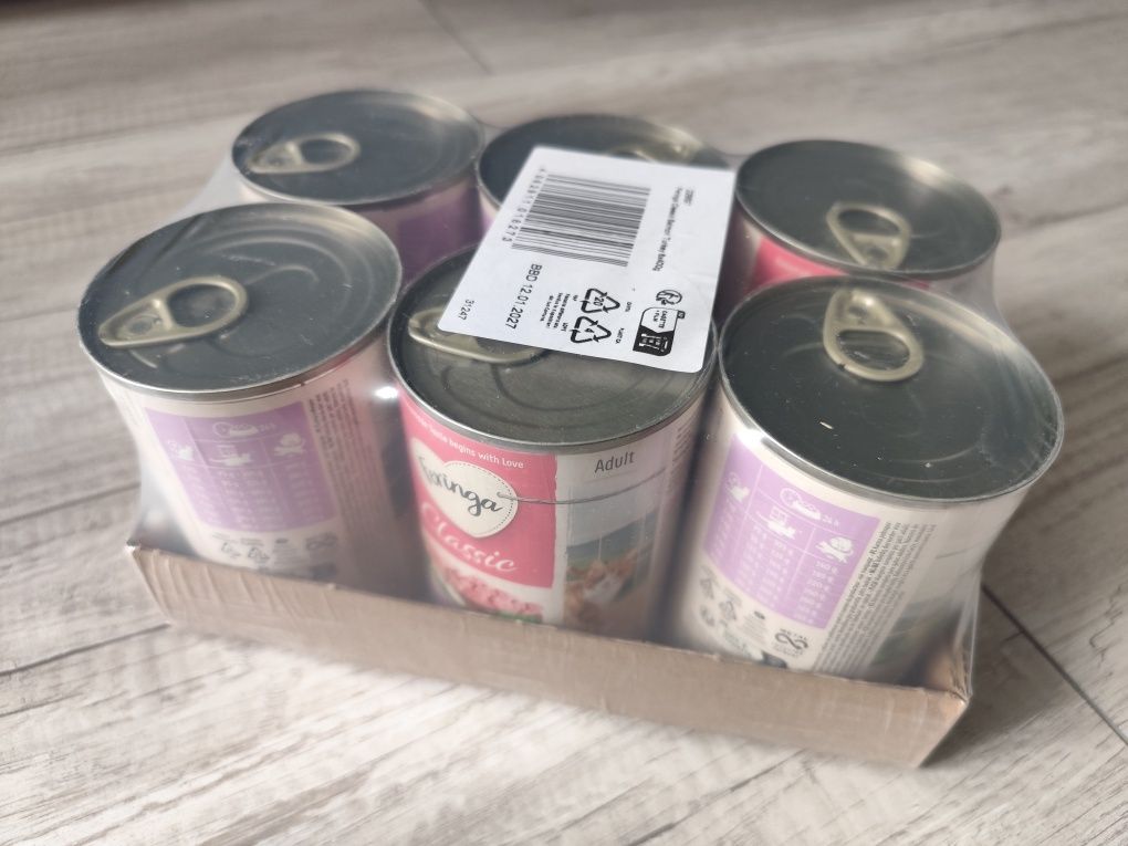 Mokra karma dla kota Feringa Classic Meat indyk łosoś 6x400g