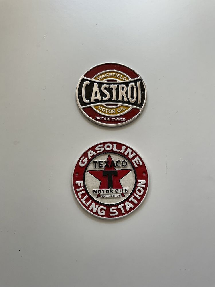 placa/chapa Castrol Wakefield Texaco