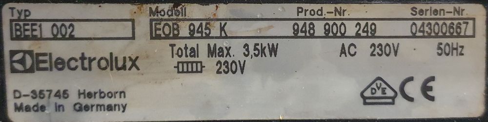 Czarny retro elektrolux