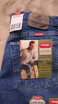 Nowe męskie spodnie Wrangler 33 x 34