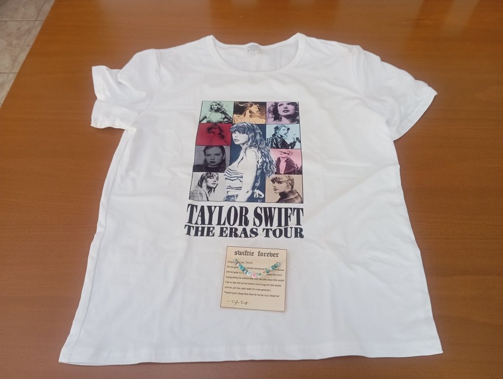 T-shirt Taylor Swift - Eras Tour + pulseira