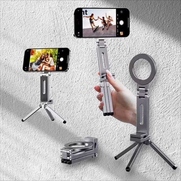 Магнітна підставка для смартфона 3 Види Aluminium