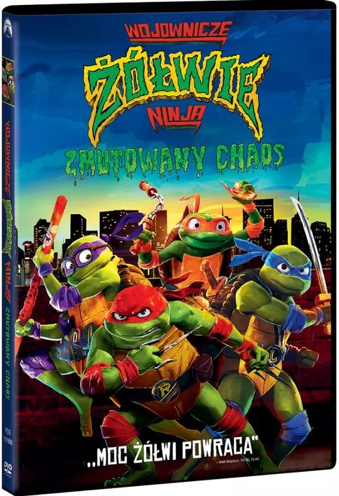 Wojownicze żółwie Ninja. Zmutowany chaos, DVD. Galapagos. Nowy Produkt