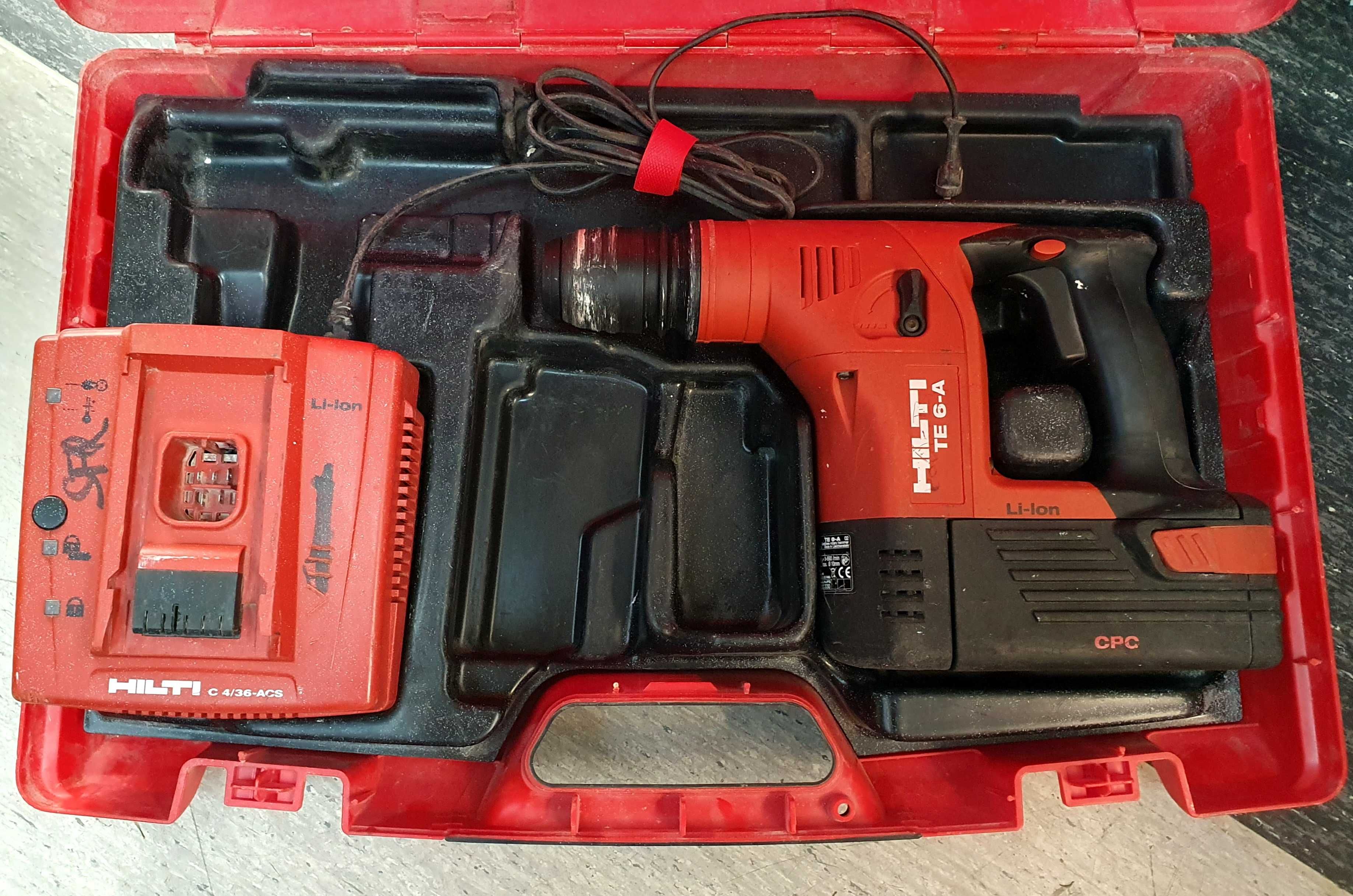 Młotowiertarka akumulatorowa HILTI TE-6 36 V, Lombard Jasło Czackiego